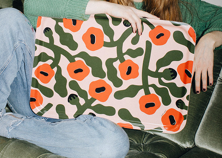 Big Poppy Tray
