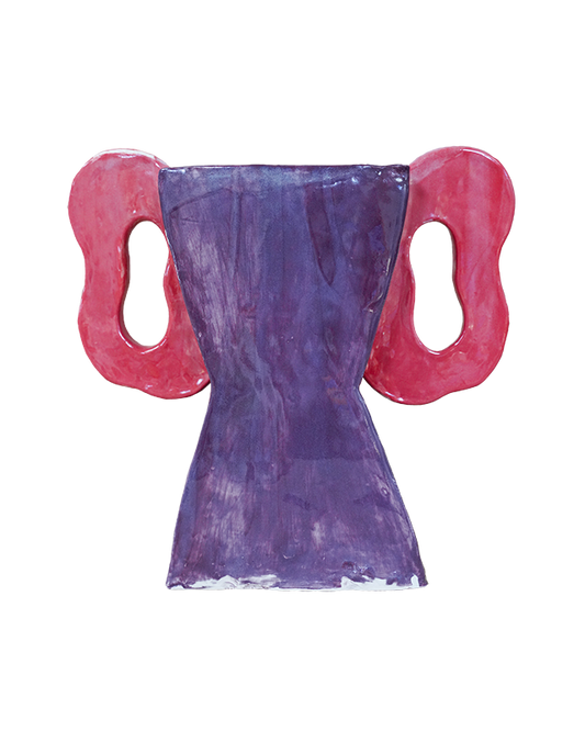 Poppy Vase Purple - Unique piece